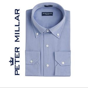 NWT PILLAR MILLAR COLLECTION BLUE BUTTON DOWN